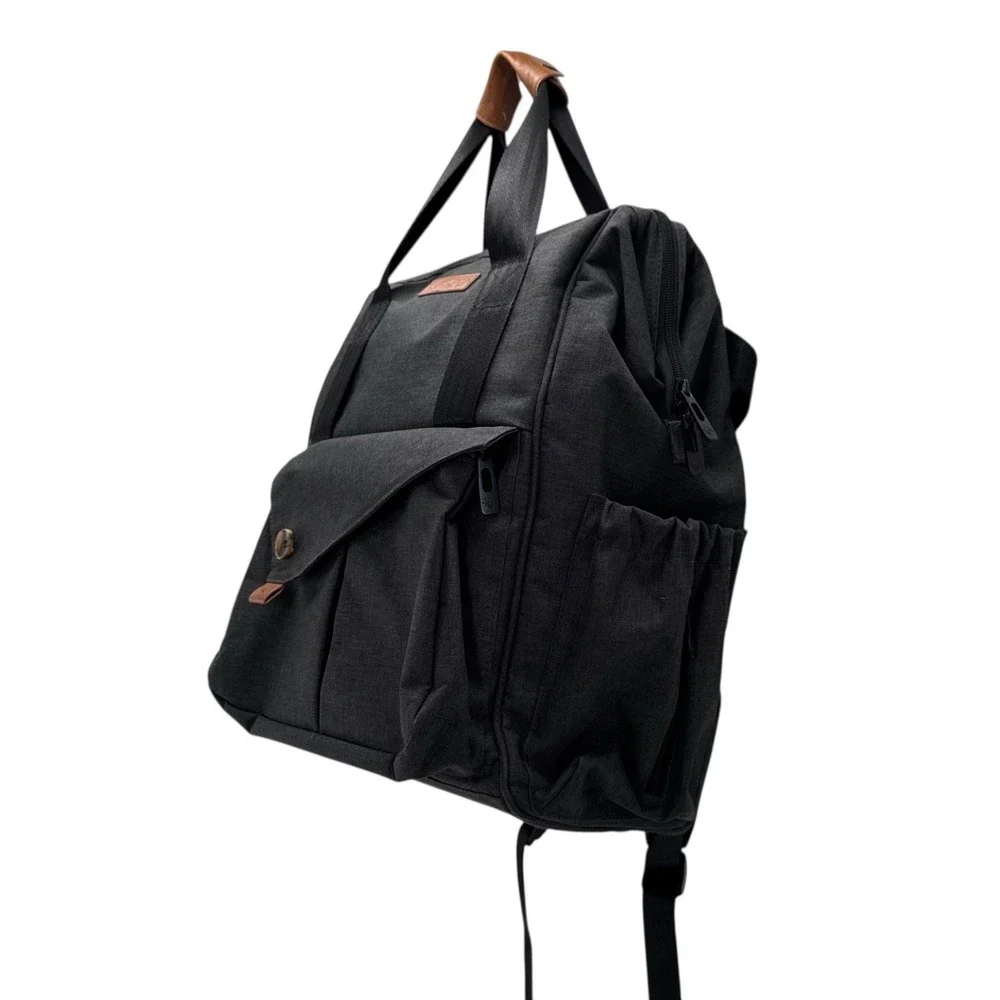 Hap Tim - Wallababy Baby Diaper Bag Backpack Black (No Changing‎ Pad Included)